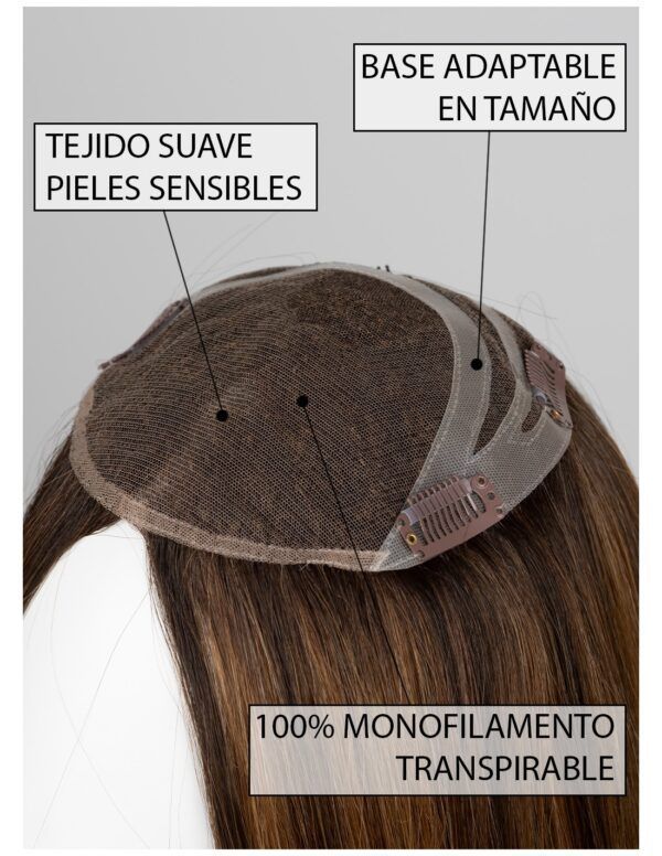 Topper Cabello Natural Premium PLEASURE PLUS